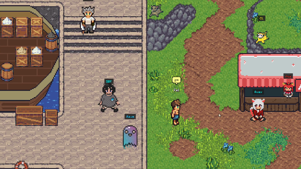 Agora — the town that never logs off